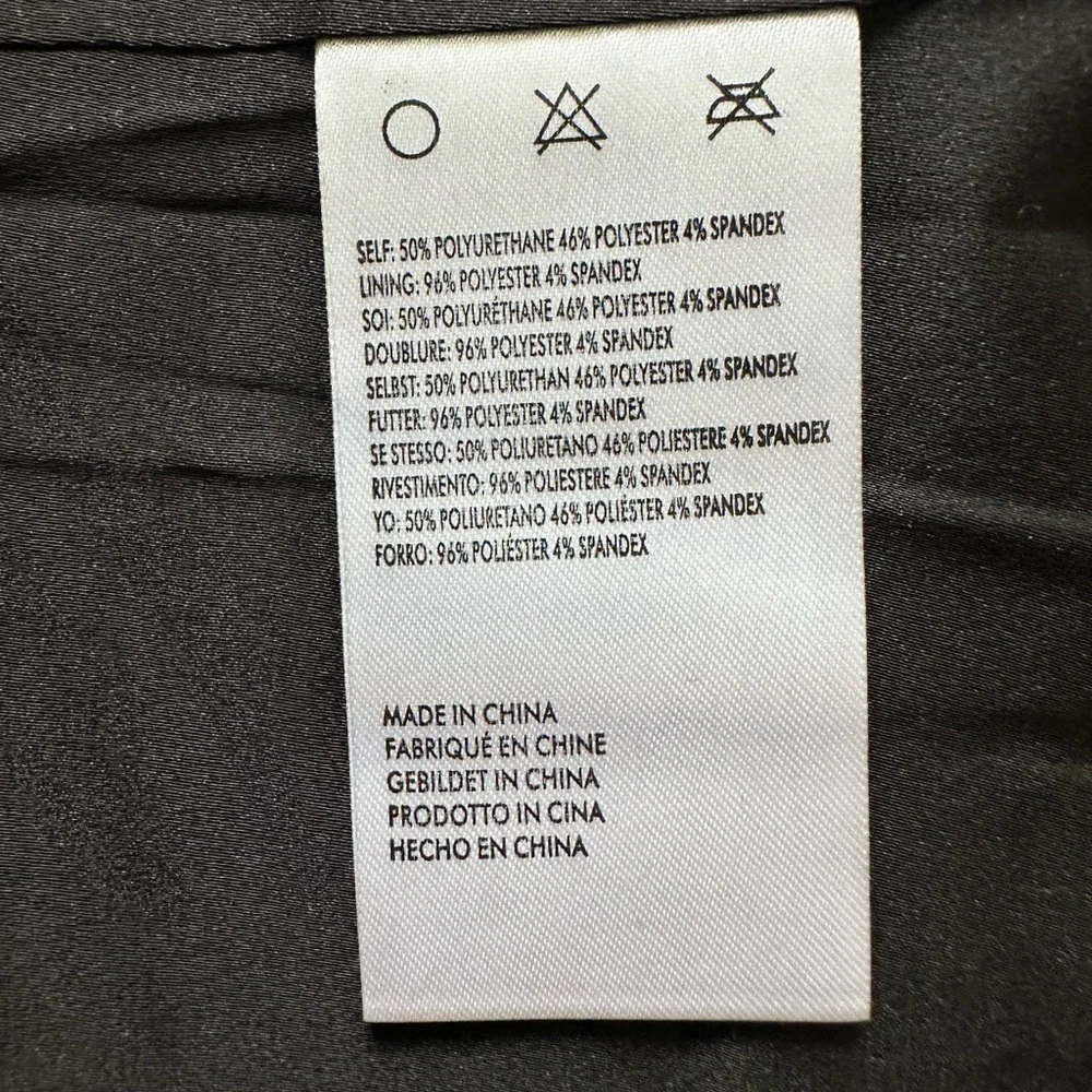 STEELE Black PU Shiny Latex Corset Top Size Small with Zipper NWT - Picture 7 of 7